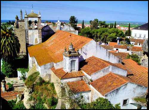 Street scene in Serpa, Portugal.
