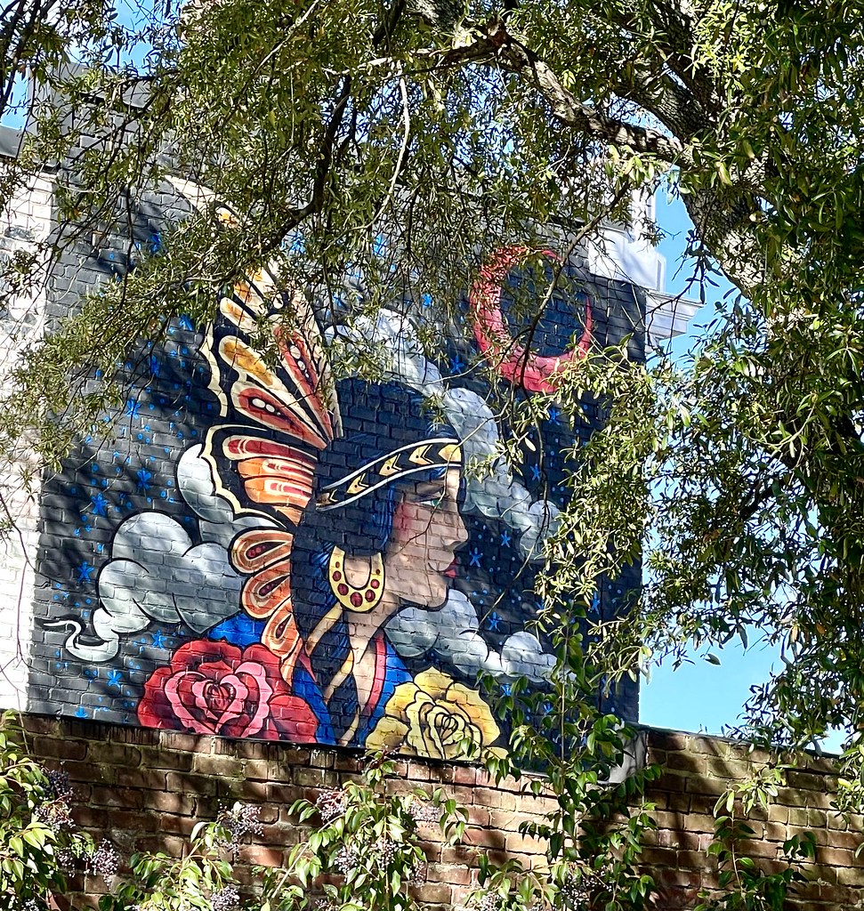 Exterior wall of a tattoo studio.