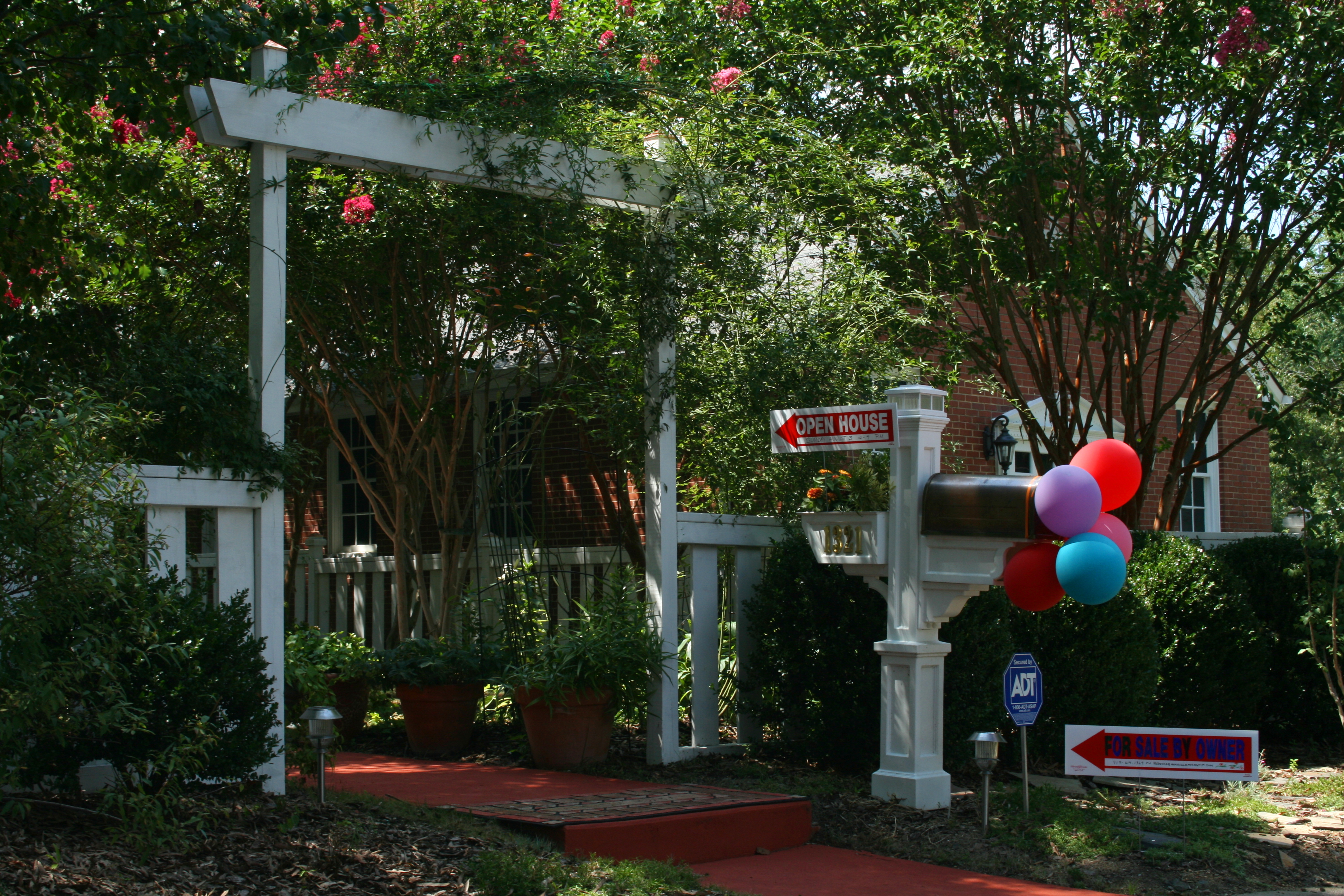 Home buyers touring a house during an open house